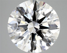 4.09ct Round F VS2 Lab Grown Diamond