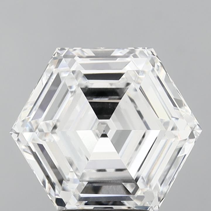 3.81ct Hexagonal D VS1 Lab Grown Diamond