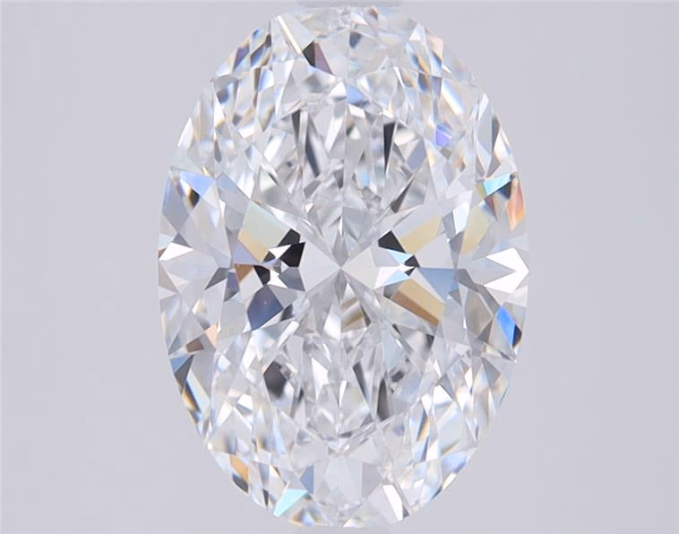 3.91ct Oval F VVS2 Lab Grown Diamond