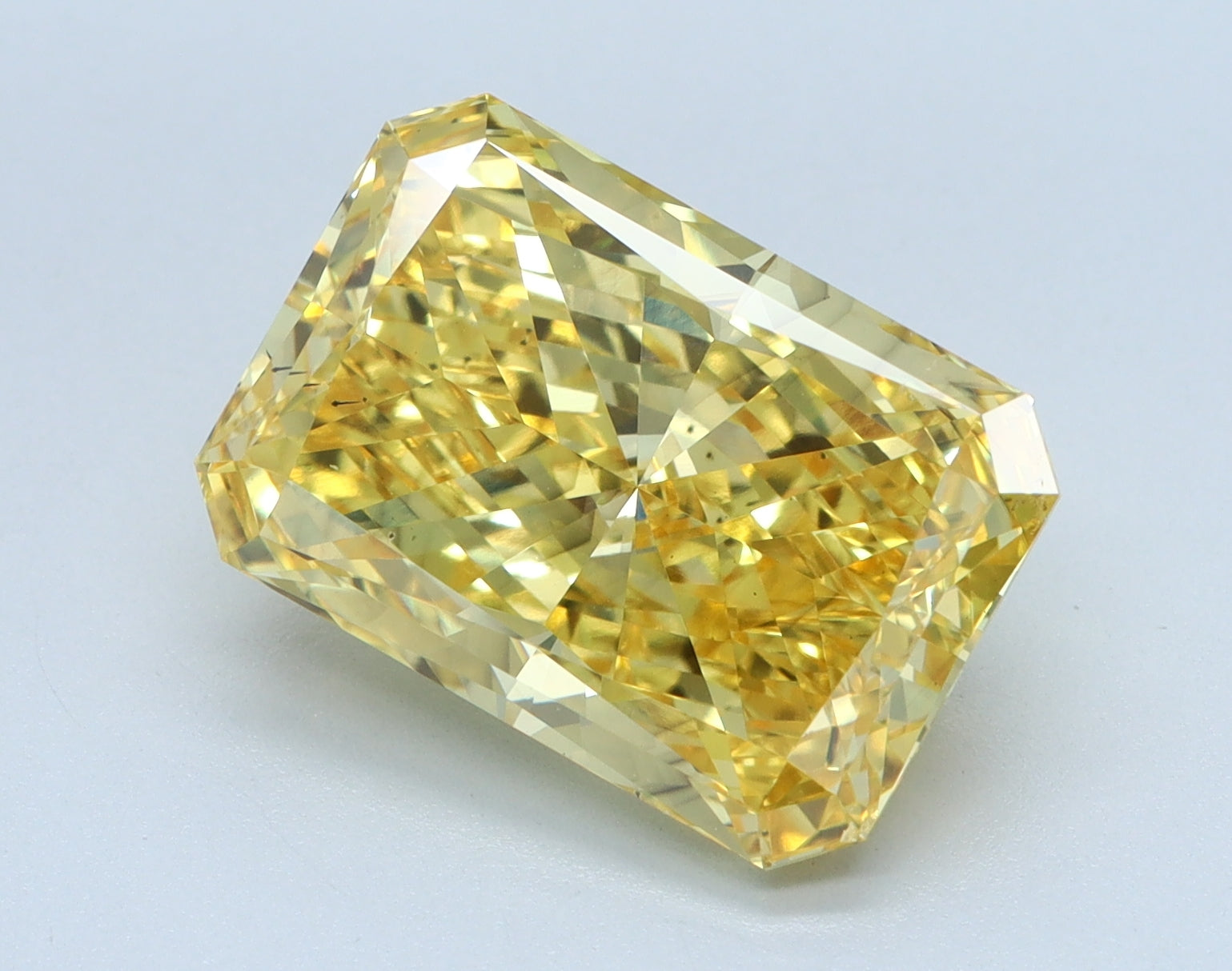 5.01ct Radiant Yellow VS2 Lab Grown Diamond