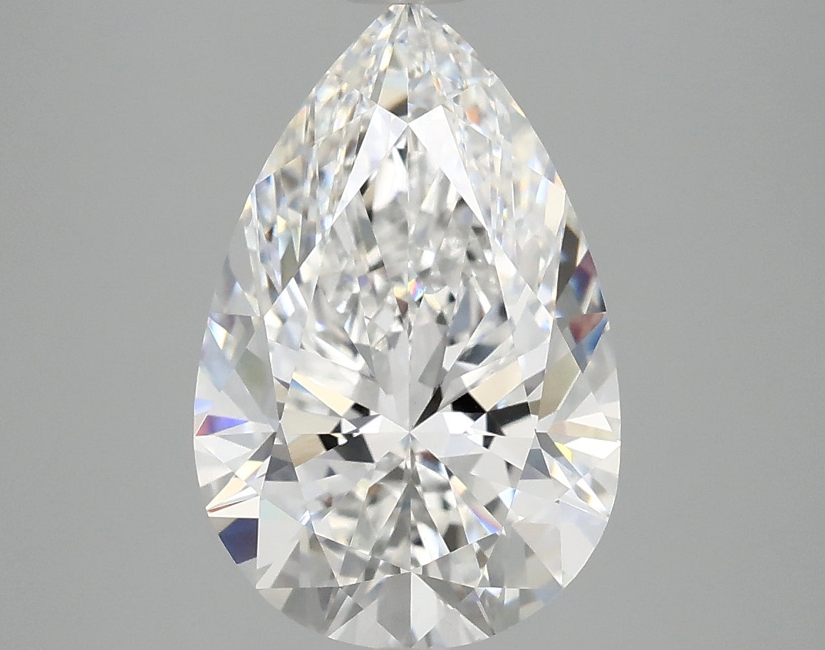 4.1ct Pear D VVS2 Lab Grown Diamond