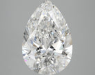 4ct Pear D VVS2 Lab Grown Diamond