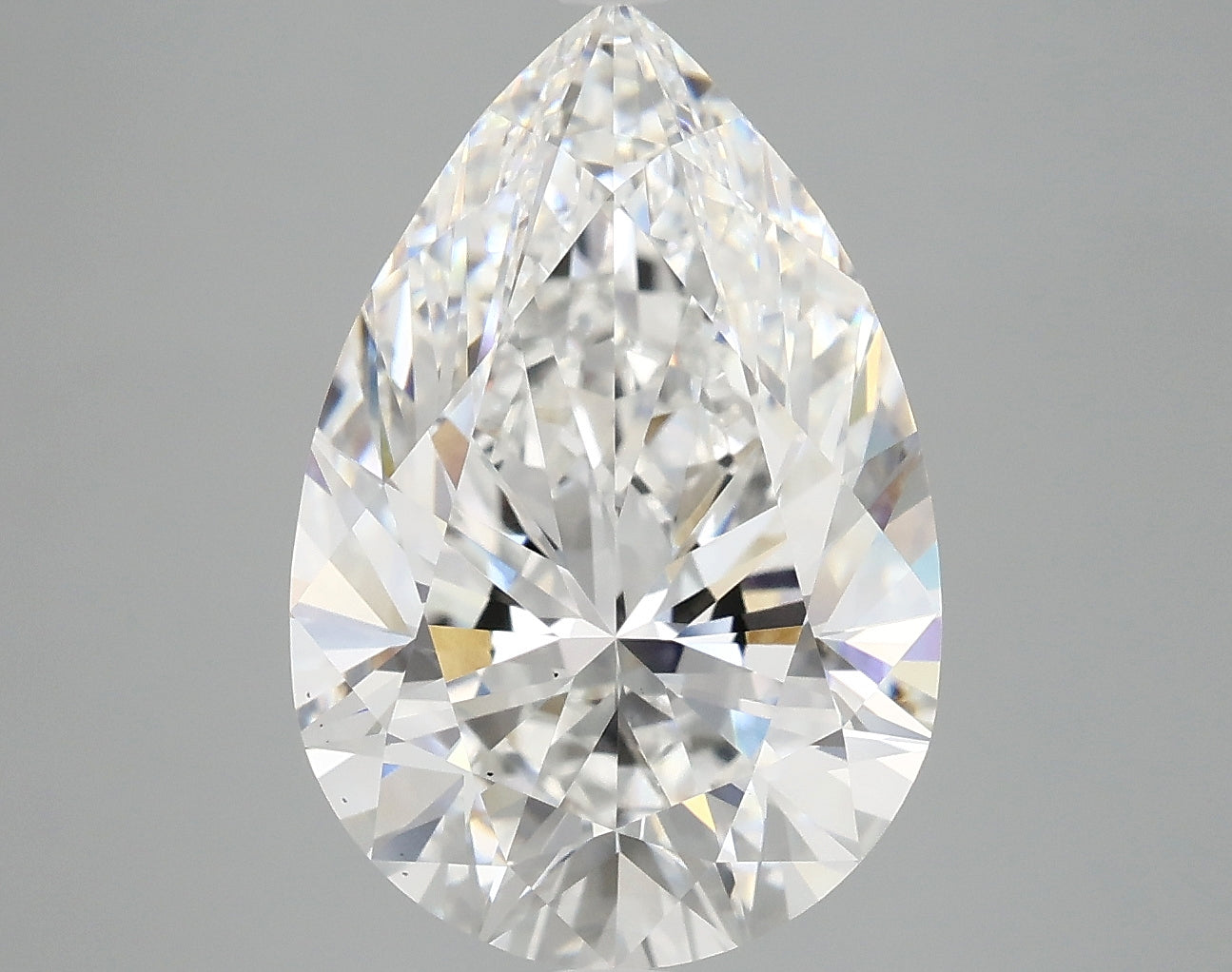 5.76ct Pear E VS2 Lab Grown Diamond