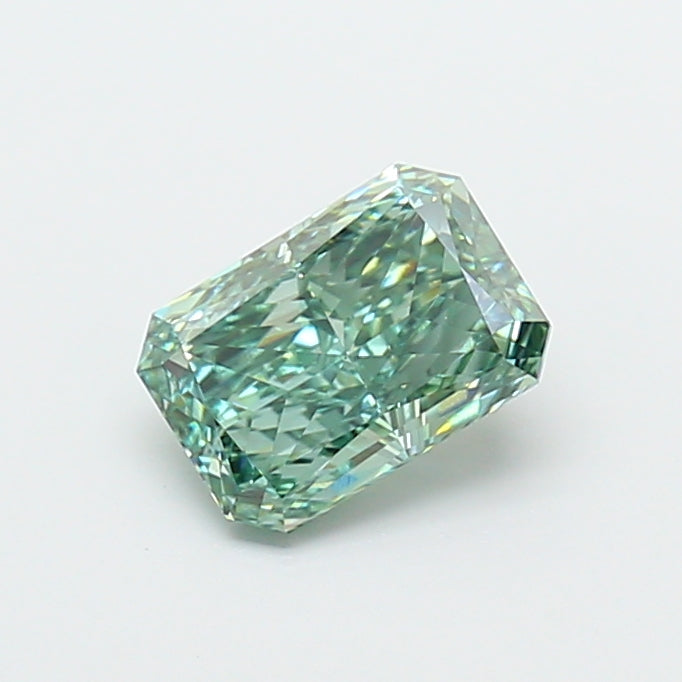 1.51ct Radiant Green VS1 Lab Grown Diamond