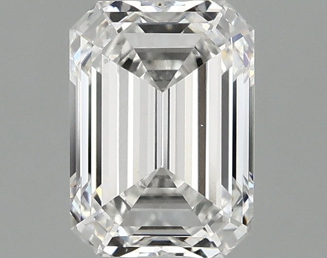 1.08ct Emerald F VS1 Lab Grown Diamond