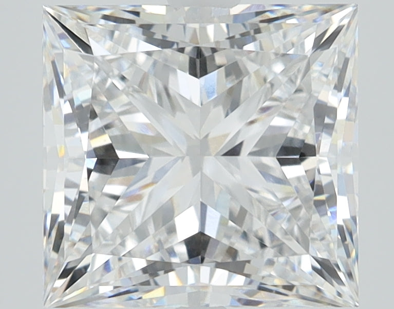 3.58ct Princess D VVS2 Lab Grown Diamond