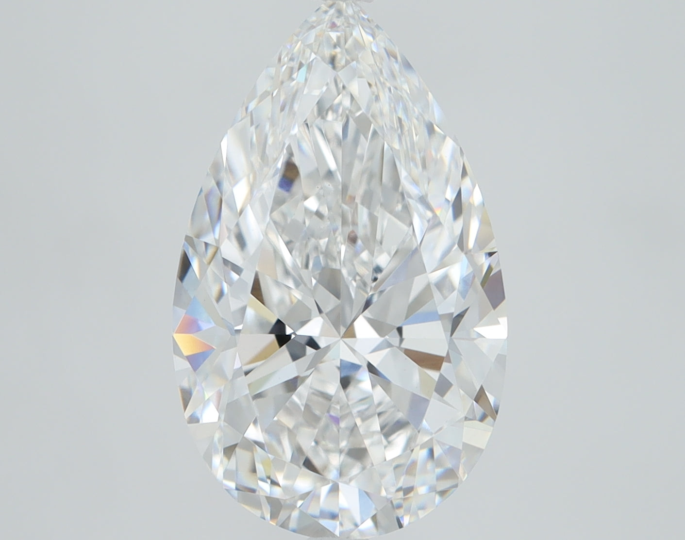 4.04ct Pear D VVS1 Lab Grown Diamond