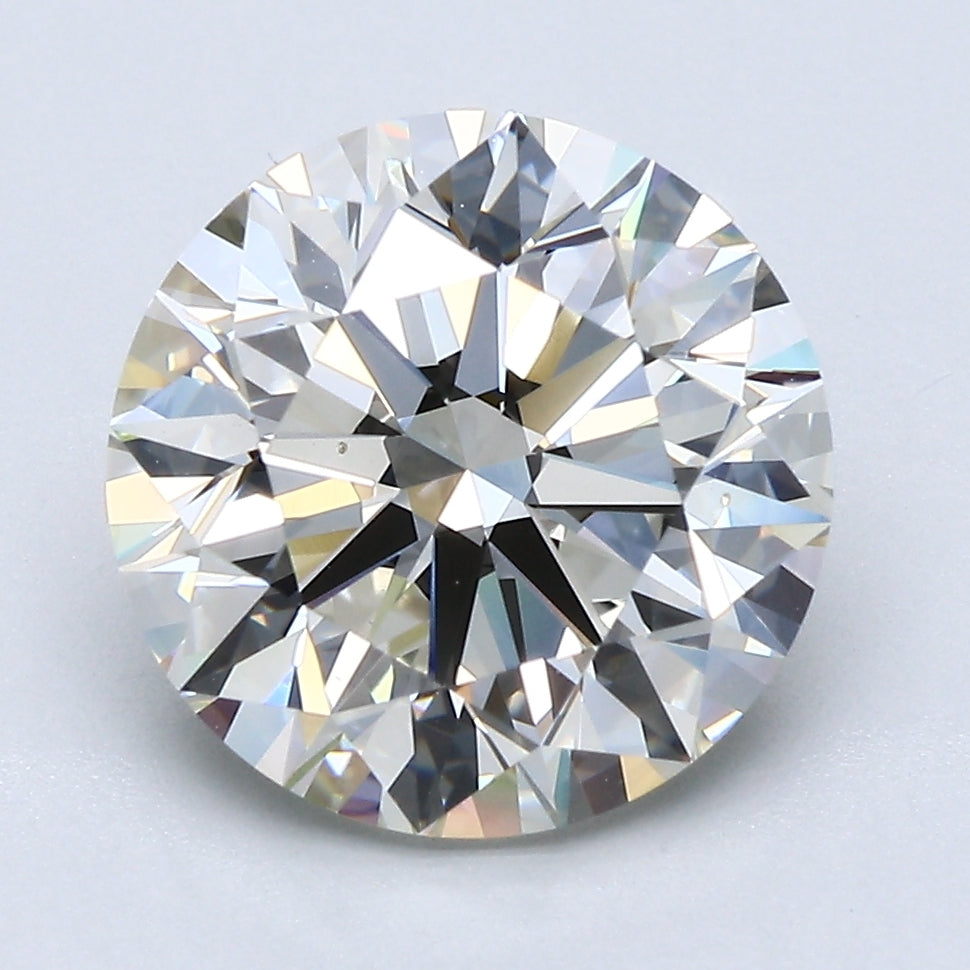 4.07ct Round K VS2 Natural Diamond