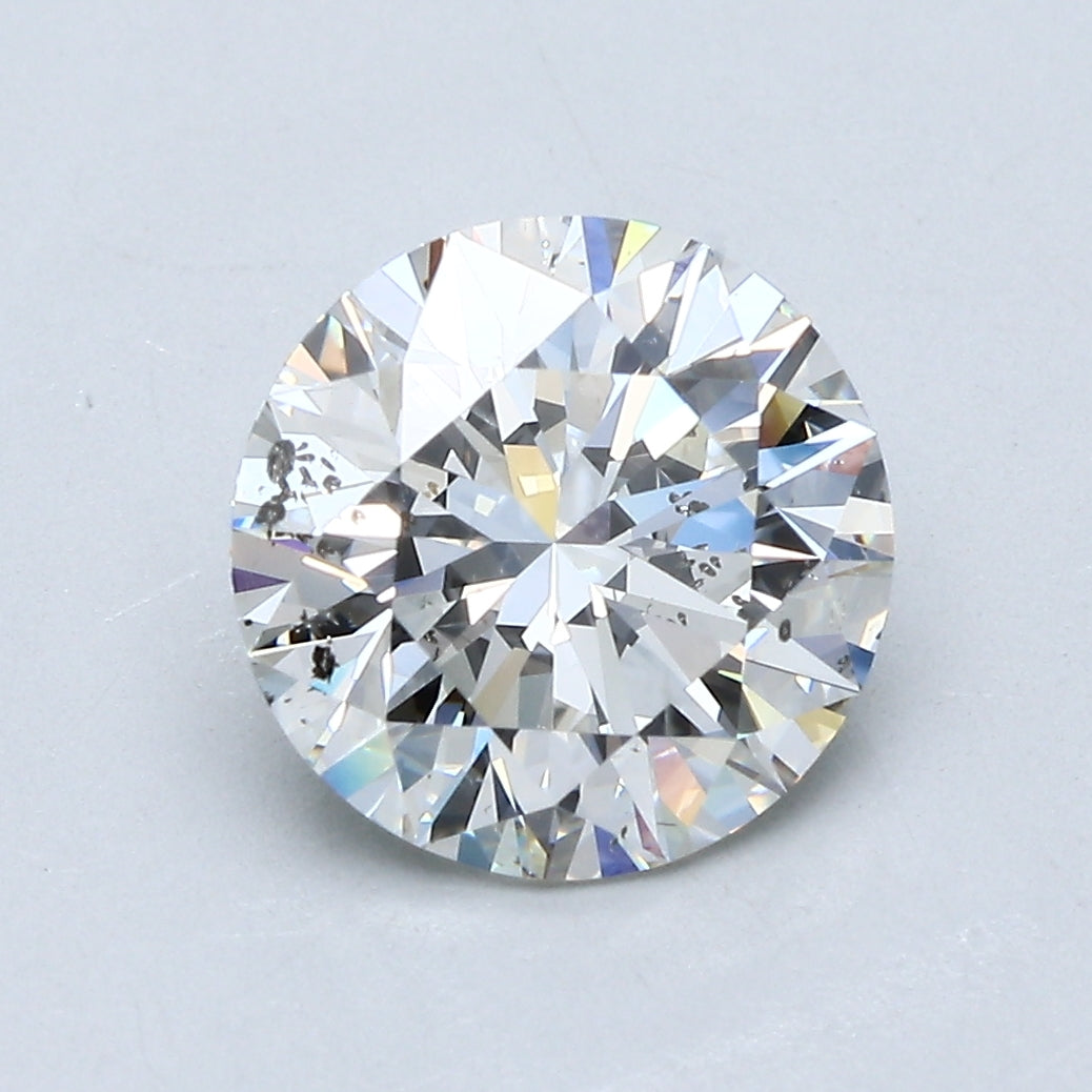 2.7ct Round H SI2 Natural Diamond