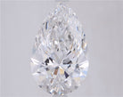 3.06ct Pear D VVS2 Lab Grown Diamond