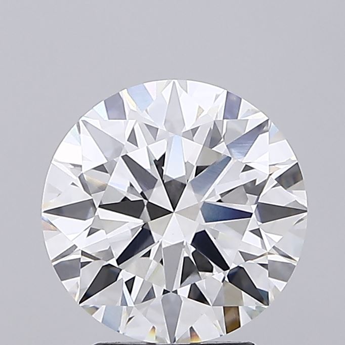3.21ct Round F VVS2 Lab Grown Diamond