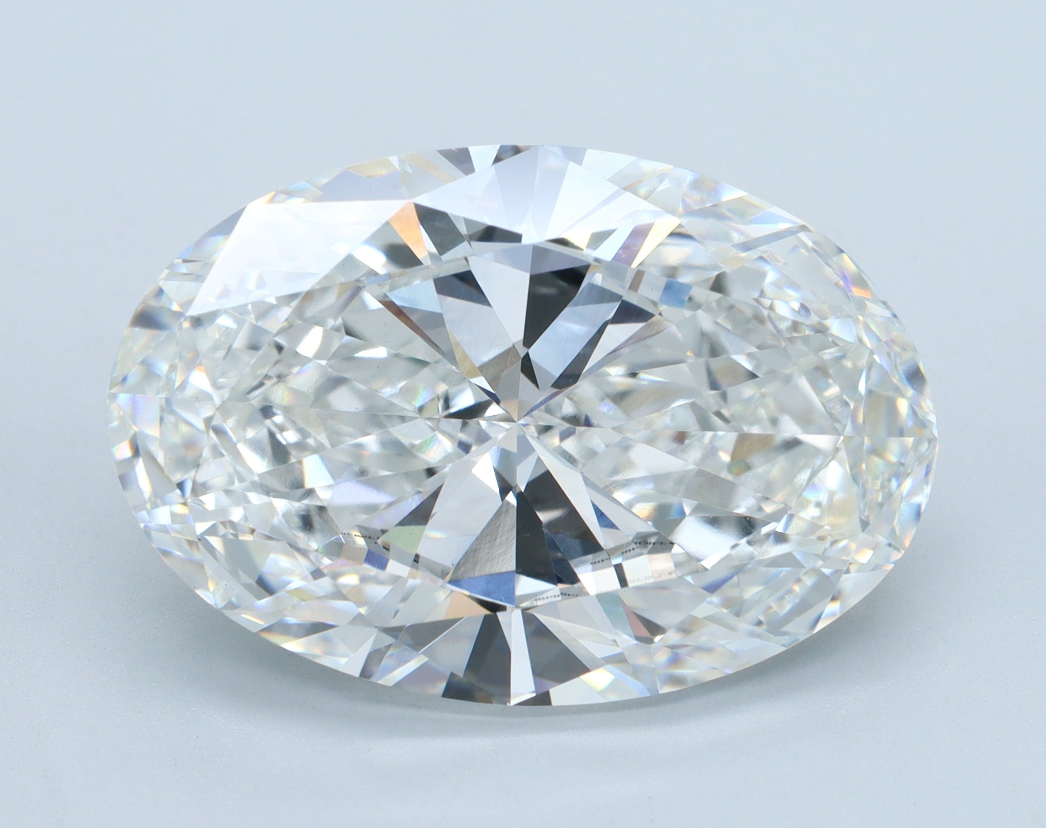 15.03ct Oval F VVS2 Lab Grown Diamond