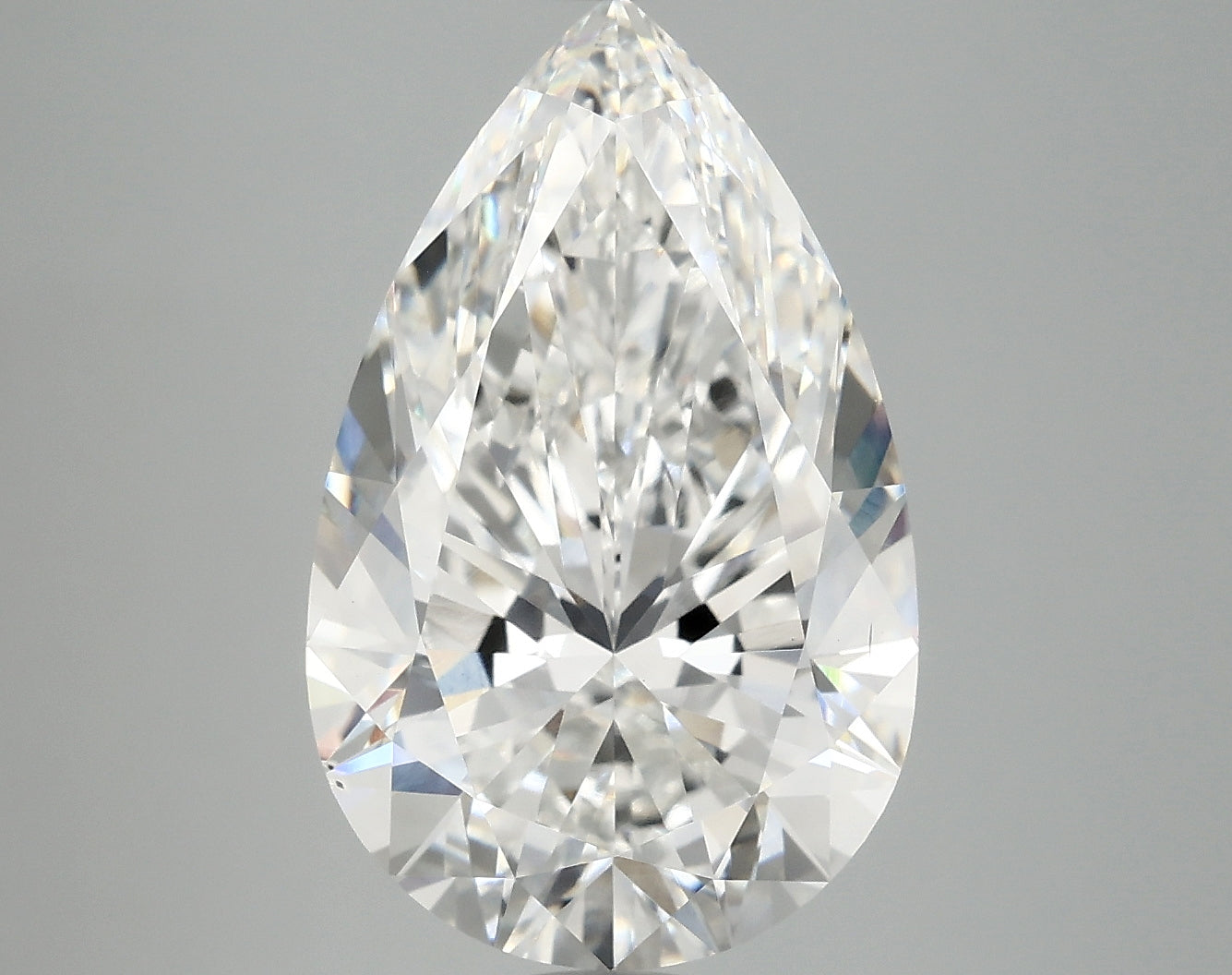 5.94ct Pear F VS2 Lab Grown Diamond