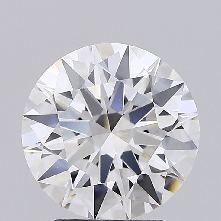 3.2ct Round F VVS2 Lab Grown Diamond