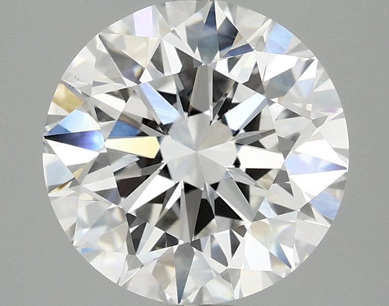 3.07ct Round F VVS2 Lab Grown Diamond