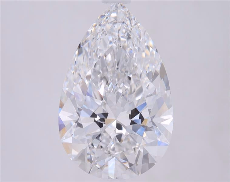 3.72ct Pear F VVS2 Lab Grown Diamond