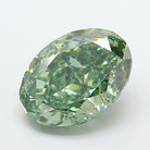 4.07ct Oval Green VVS2 Lab Grown Diamond