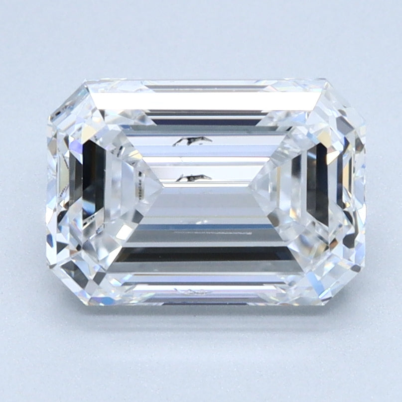 2.14ct Emerald D SI2 Lab Grown Diamond