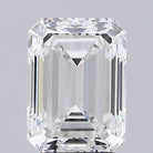 3.71ct Emerald F SI1 Lab Grown Diamond
