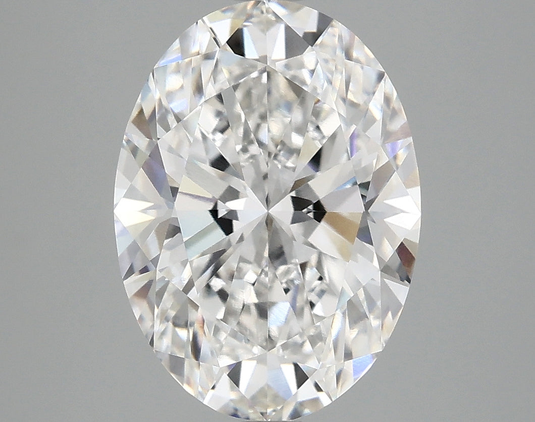 3.88ct Oval F VVS2 Lab Grown Diamond