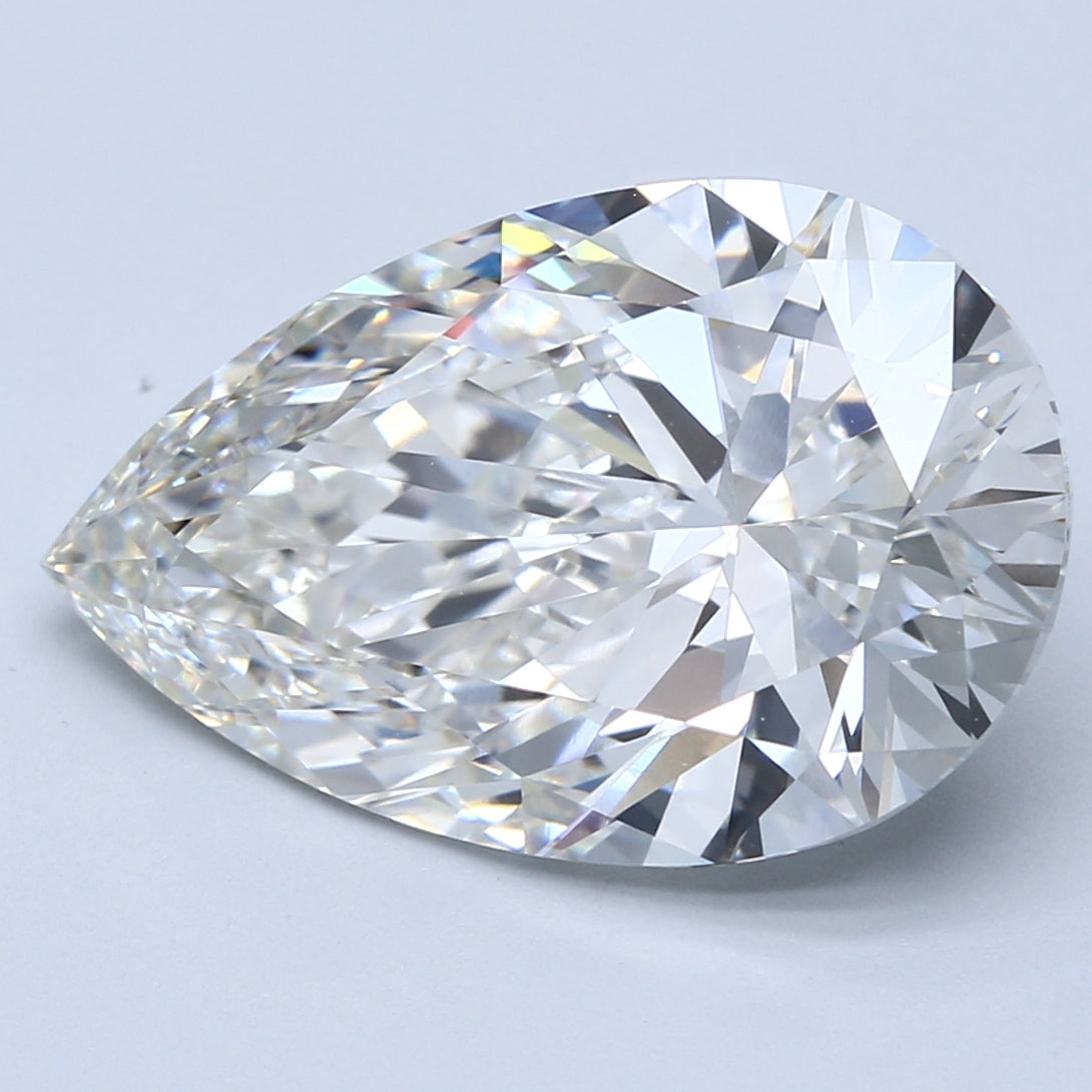 9.57ct Pear H VVS2 Lab Grown Diamond