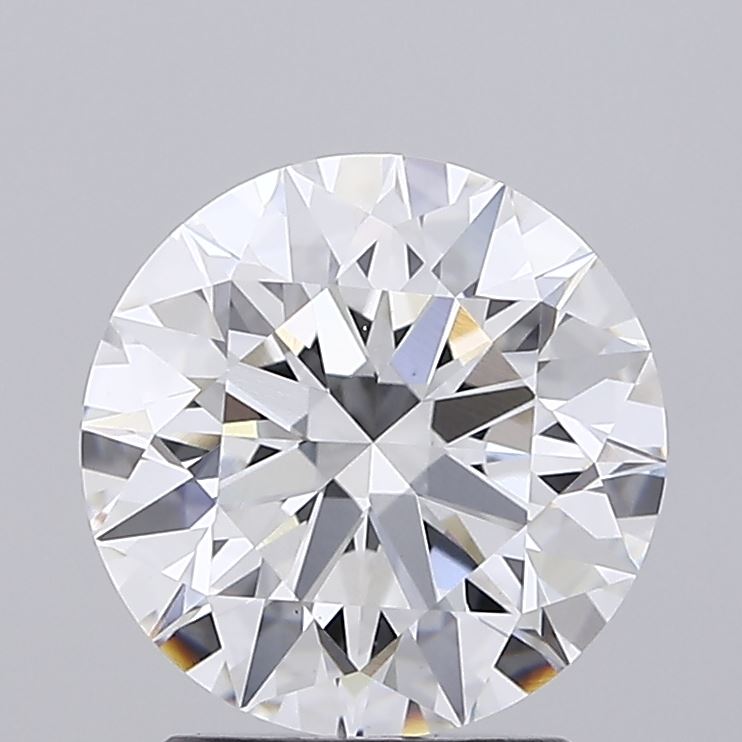 2.37ct Round F VVS2 Lab Grown Diamond