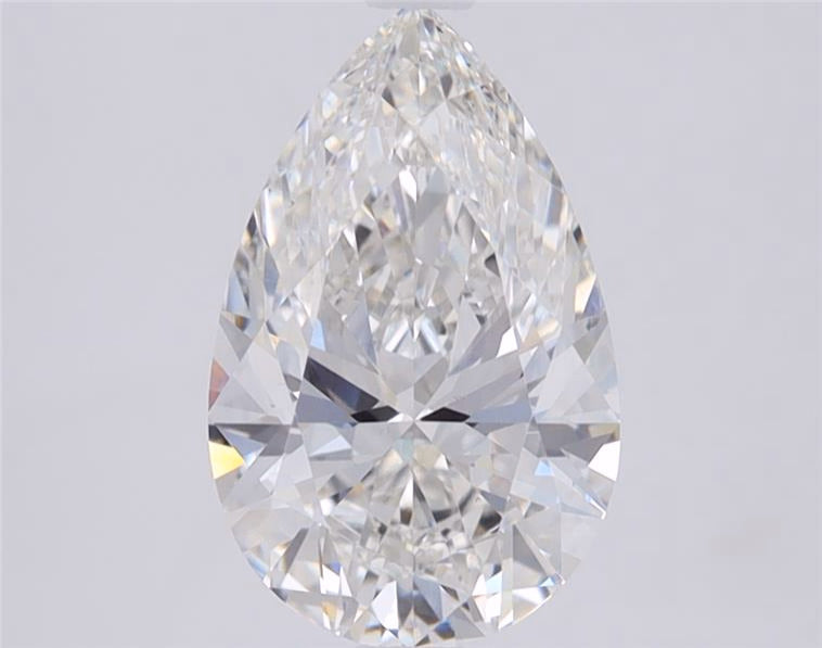 3.35ct Pear F VVS2 Lab Grown Diamond